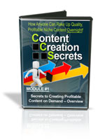 Content Creaton Secrets Video Coures