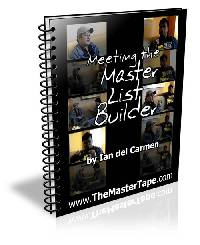 Meeting The Master List Builder Ian del Carmen