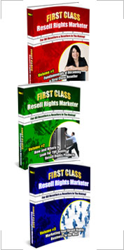 First Class Resell Rights Marketer 3 Pack