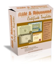 Gift & Discount Certificate Templates