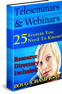 Teleseminars and Webinars