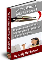 So You Want To Write An eBook